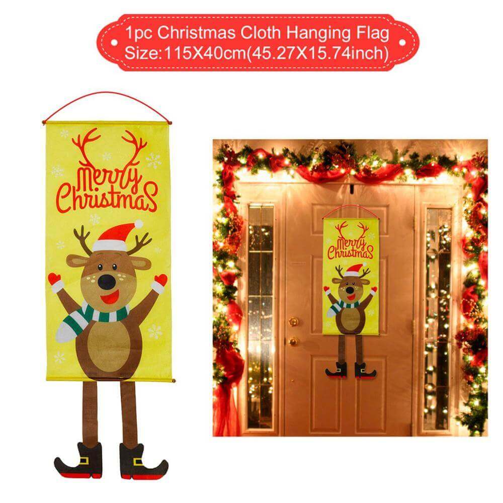 Christmas hanging banner 110×40 cm.