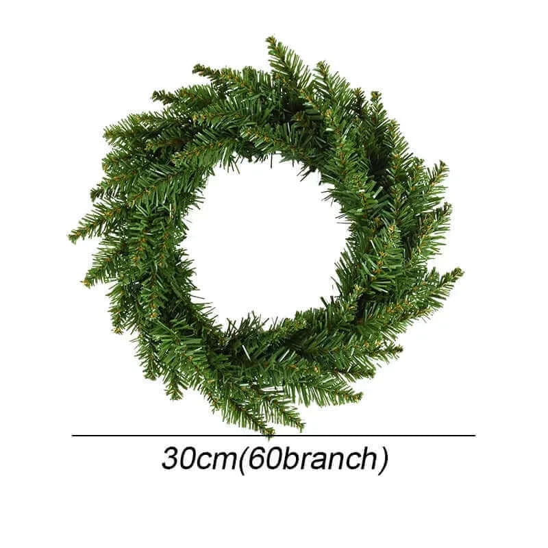 Christmas Wreath with Artificial Pine Needle.