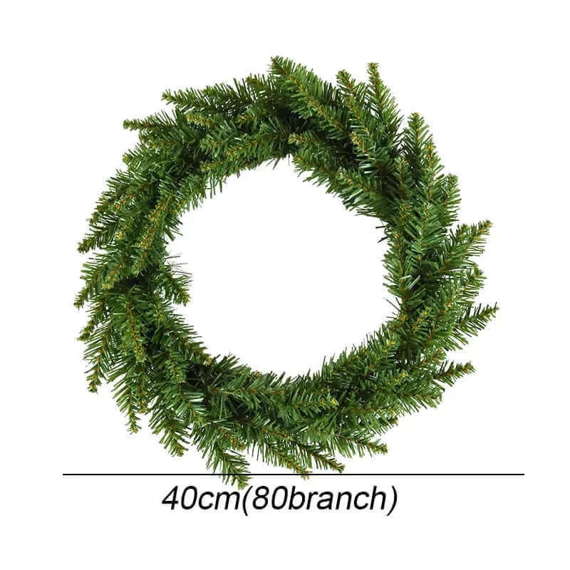 Christmas Wreath with Artificial Pine Needle.