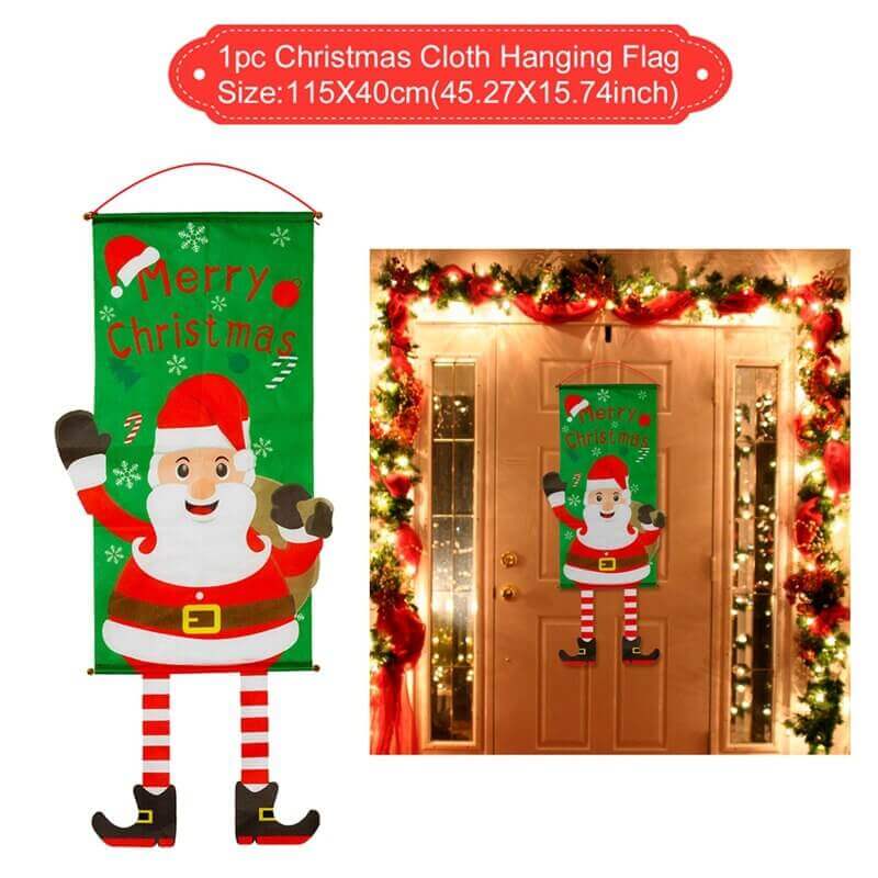 Christmas hanging banner 110×40 cm.