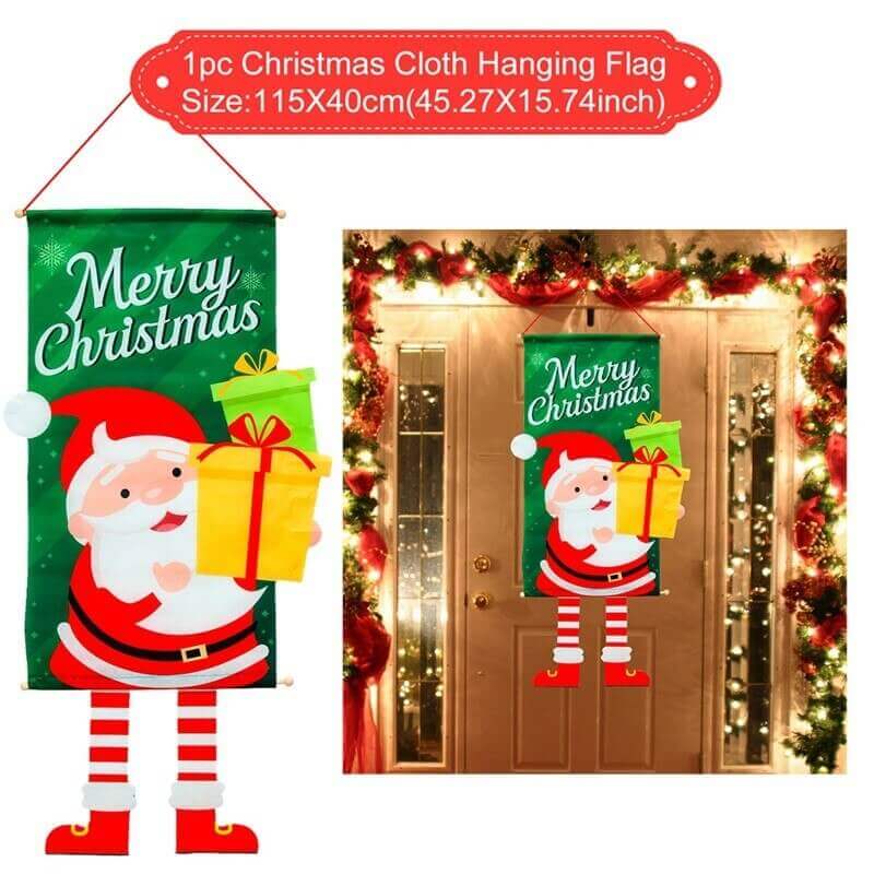 Christmas hanging banner 110×40 cm.