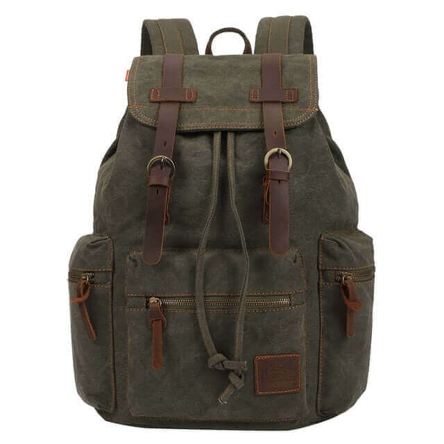 Vintage Canvas Backpacks. Capacity 35Lt. Size 410x270x160mm. High Qual