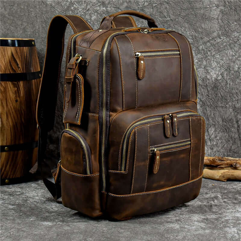 Luxury Leather Backpack