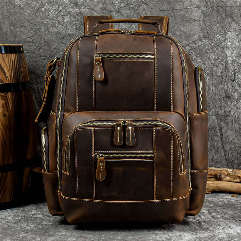 Luxury Leather Backpack