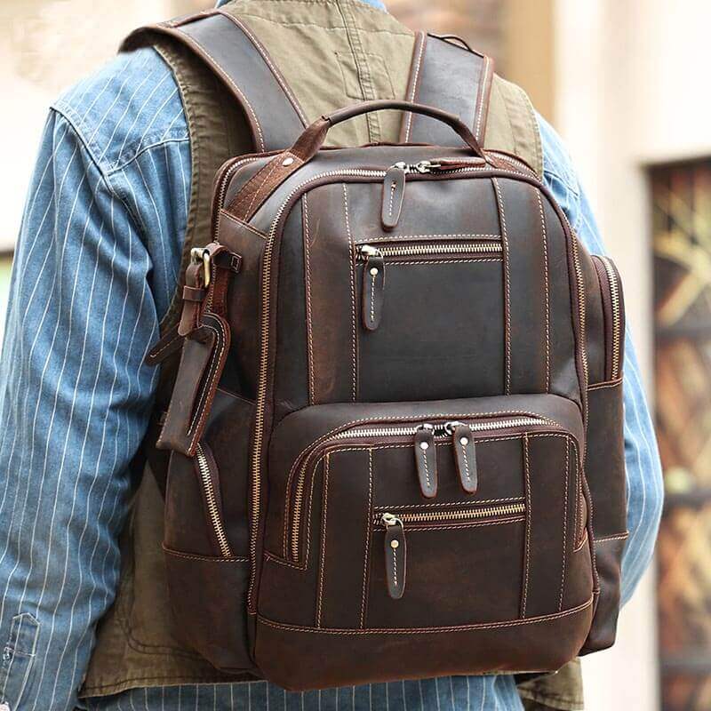 Luxury Leather Backpack