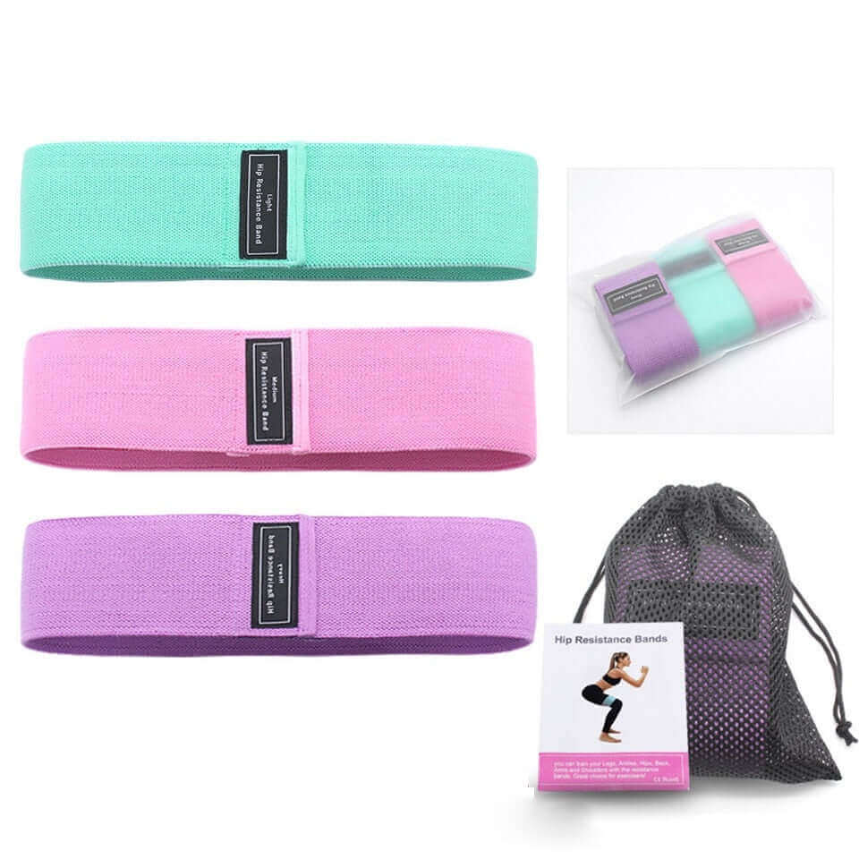 Resistance Bands 3-Piece Set with Instruktion