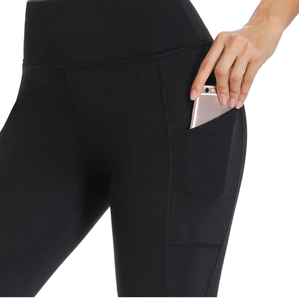 High Waist Long Leggings With Pockets.